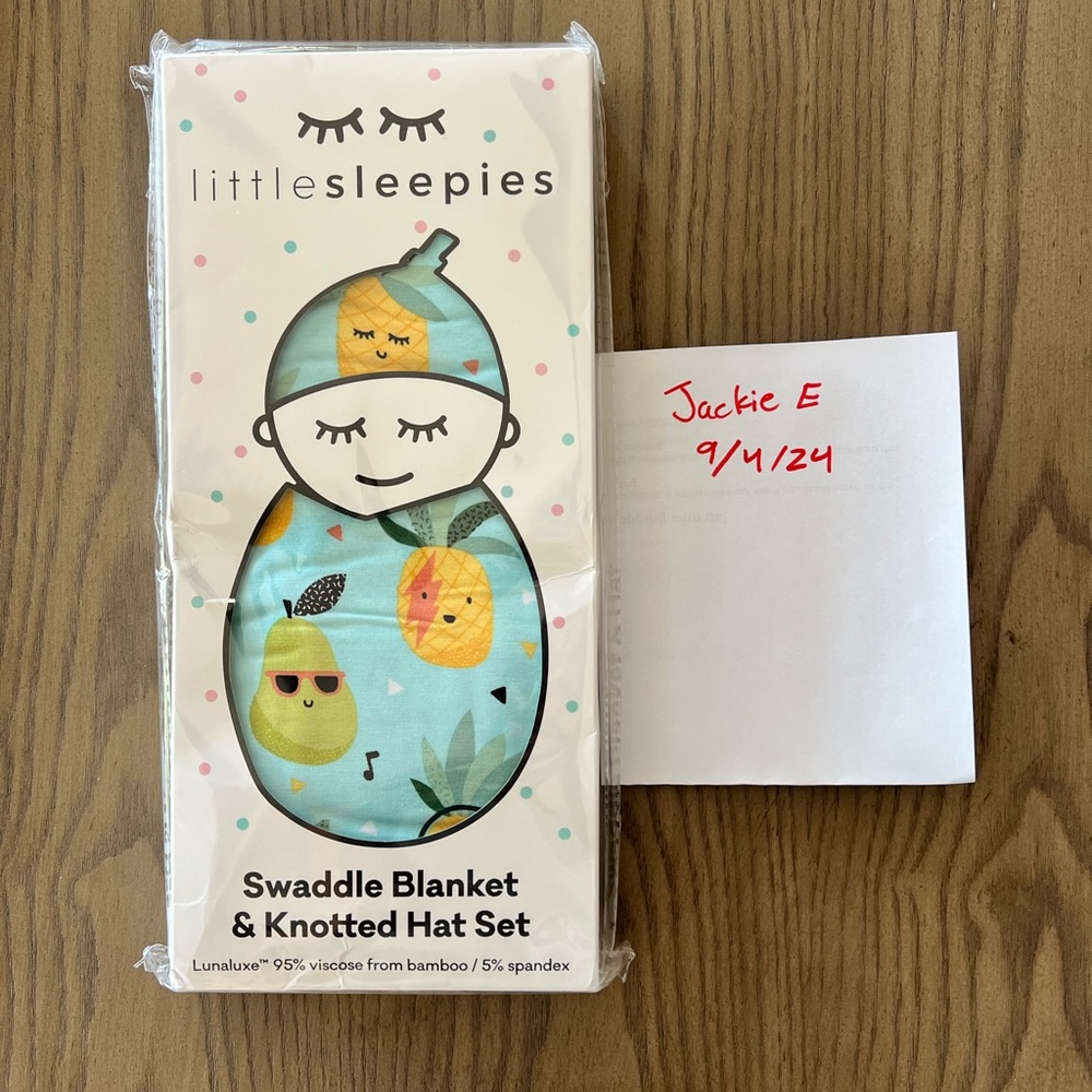 Little sleepies pineapple swaddle